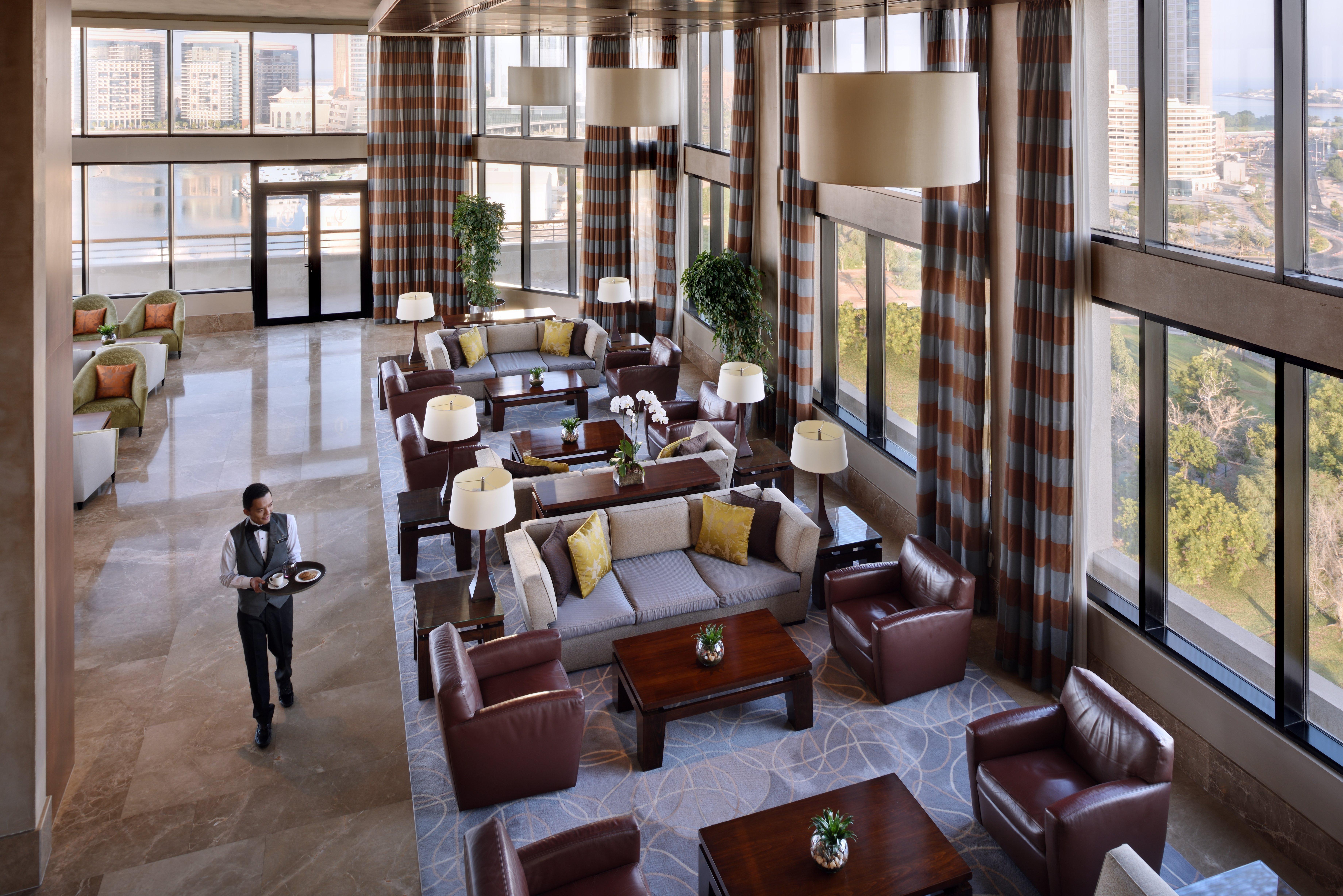 Intercontinental Abu Dhabi By Ihg Hotel Exterior foto The lounge at the airport